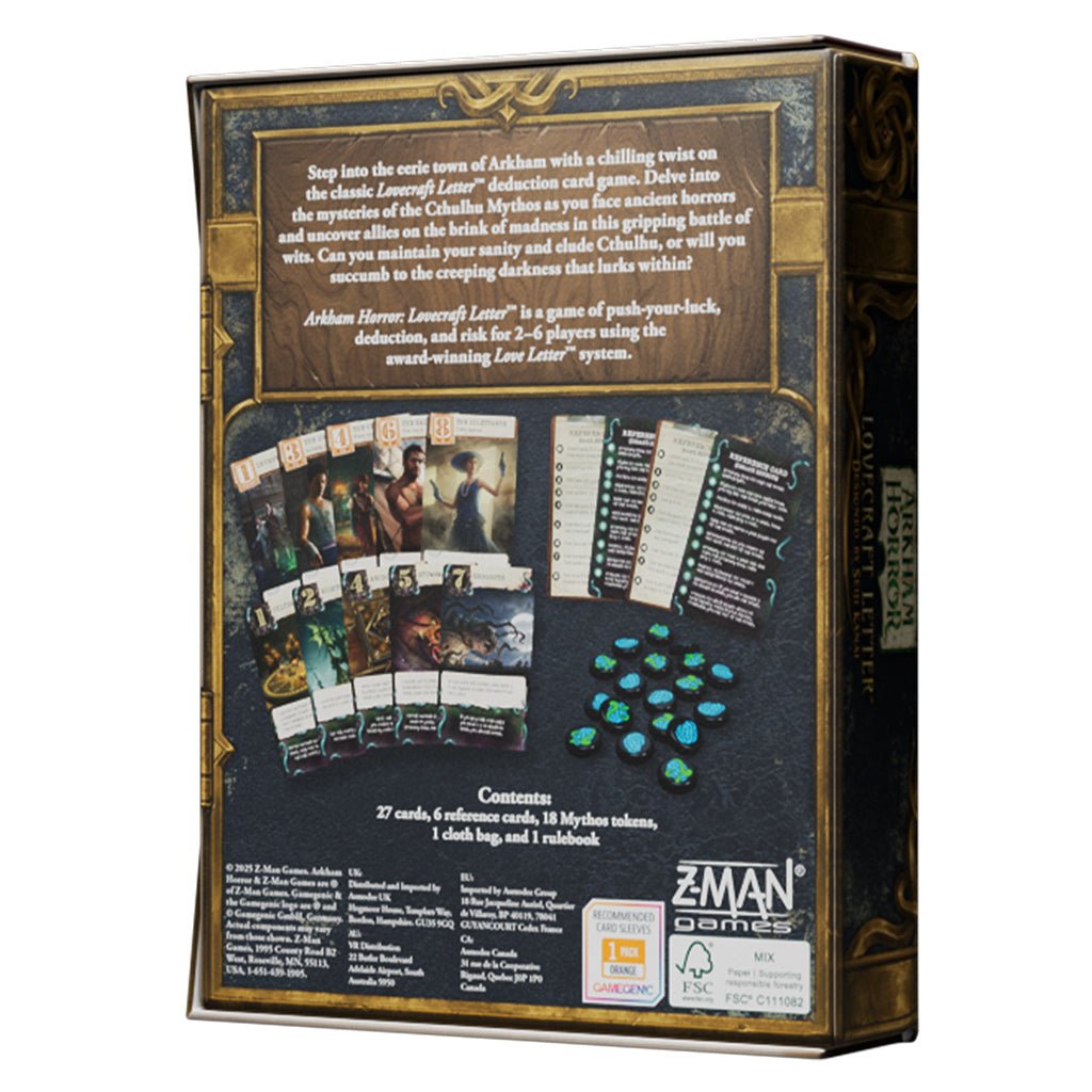 Arkham Horror Lovecraft Letter Card Games The Compleat Strategist