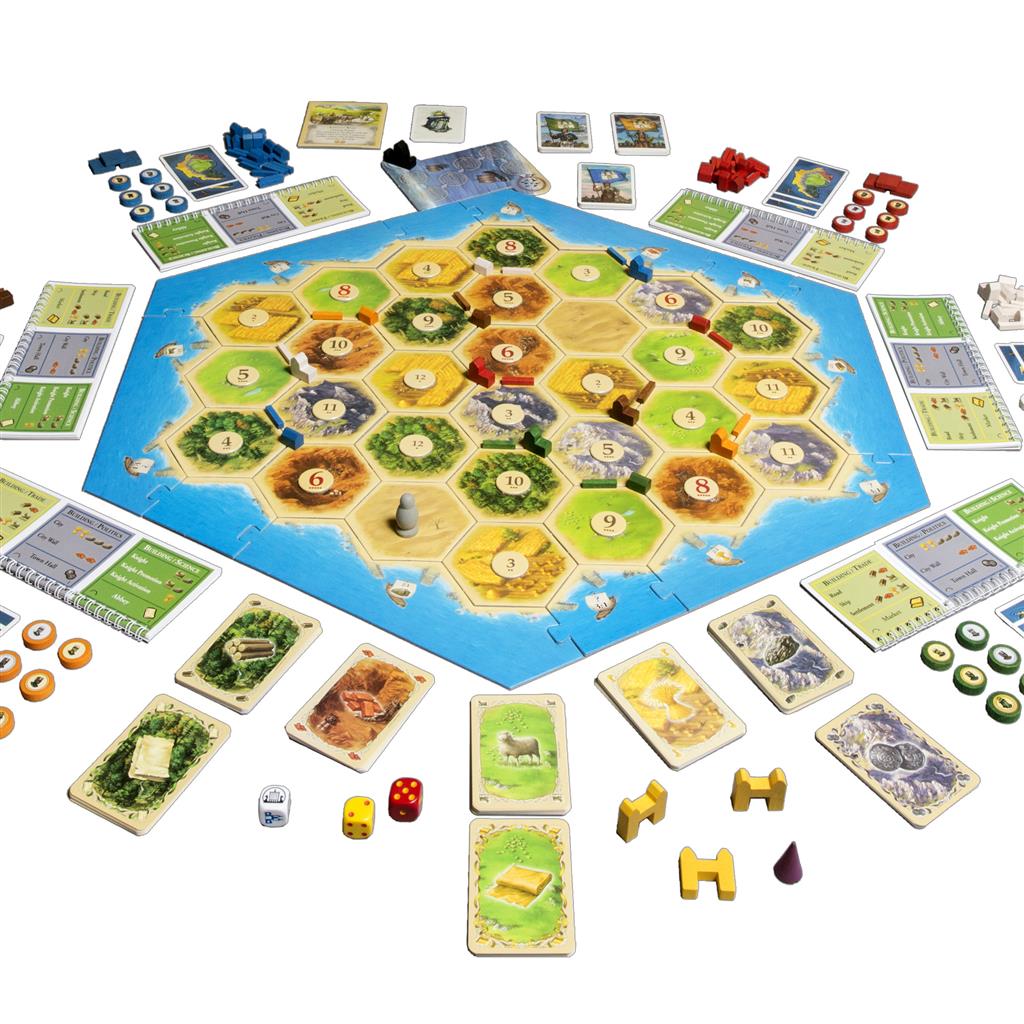 CATAN® – Cities & Knights 5 - 6 Player Expansion (preorder) Board Game The Compleat Strategist
