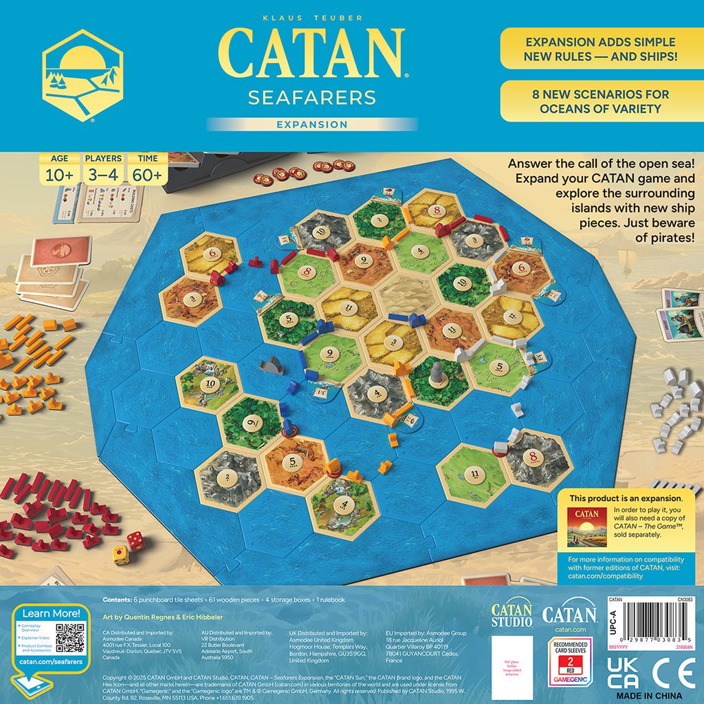 CATAN® – Seafarers Expansion (preorder) Board Game The Compleat Strategist