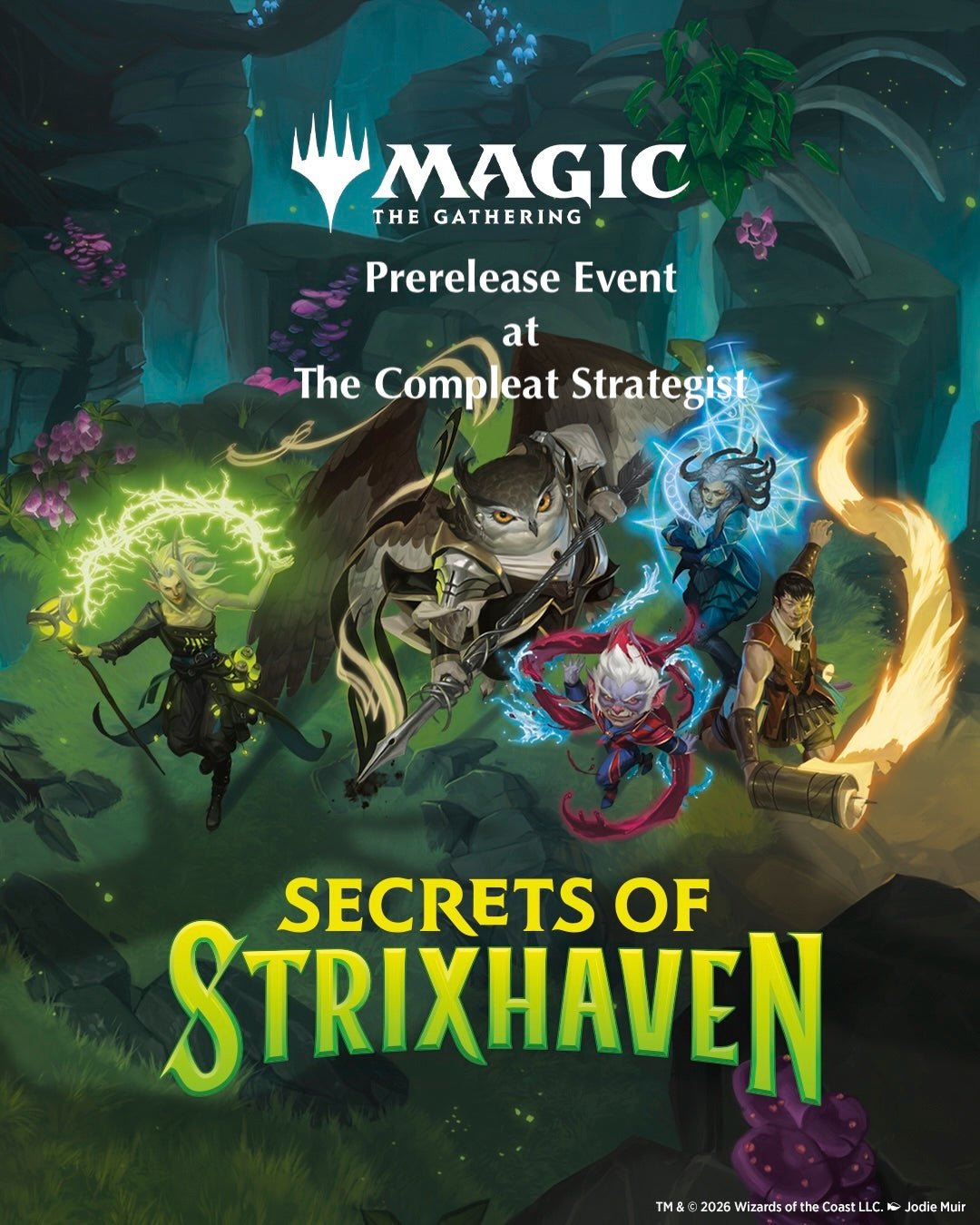 Event Ticket: Magic: The Gathering | Secrets of Strixhaven Prerelease Event Ticket The Compleat Strategist