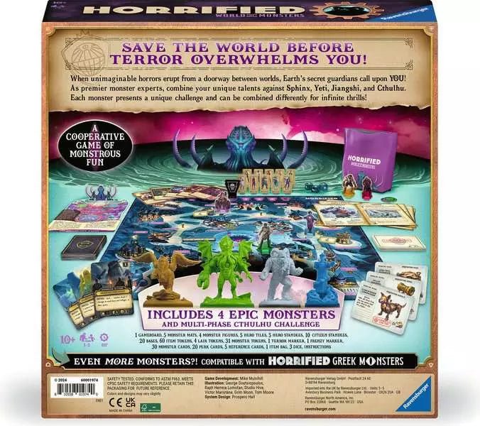 Horrified: World of Monsters Board Games The Compleat Strategist