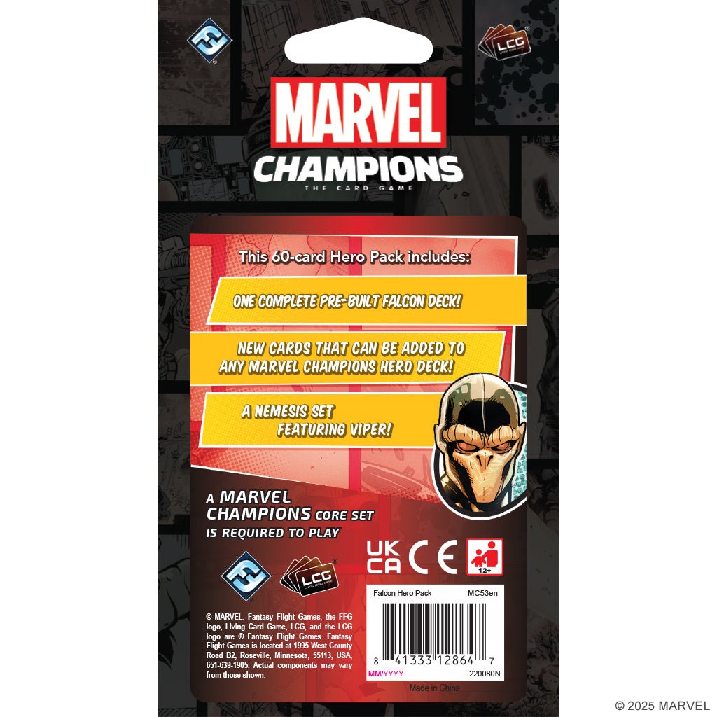 Marvel Champions: The Card Game - Falcon Hero Pack (Preorder) Collectible Card Games The Compleat Strategist