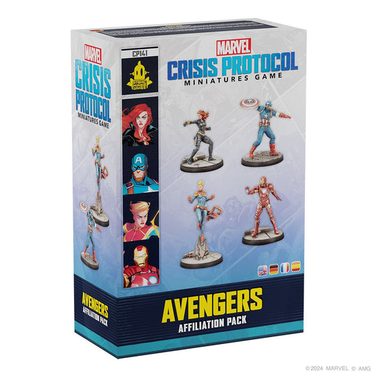 Marvel: Crisis Protocol – Avengers Affiliation Pack from Atomic Mass Games at The Compleat Strategist