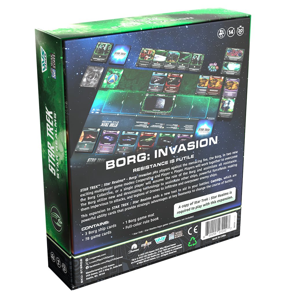 Star Trek: Star Realms - Borg: Invasion Card Games The Compleat Strategist