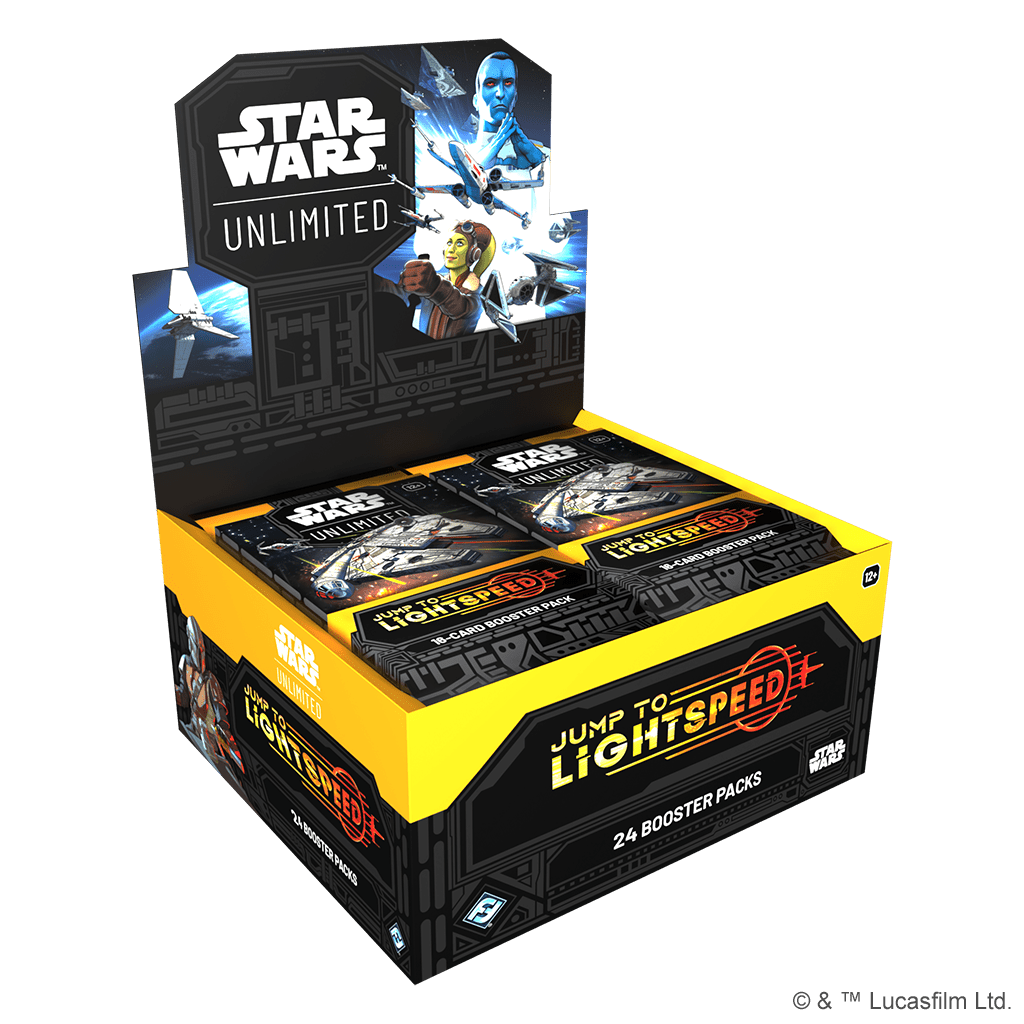 Star Wars Unlimited Jump to Lightspeed Booster Display Collectible Card Games The Compleat Strategist