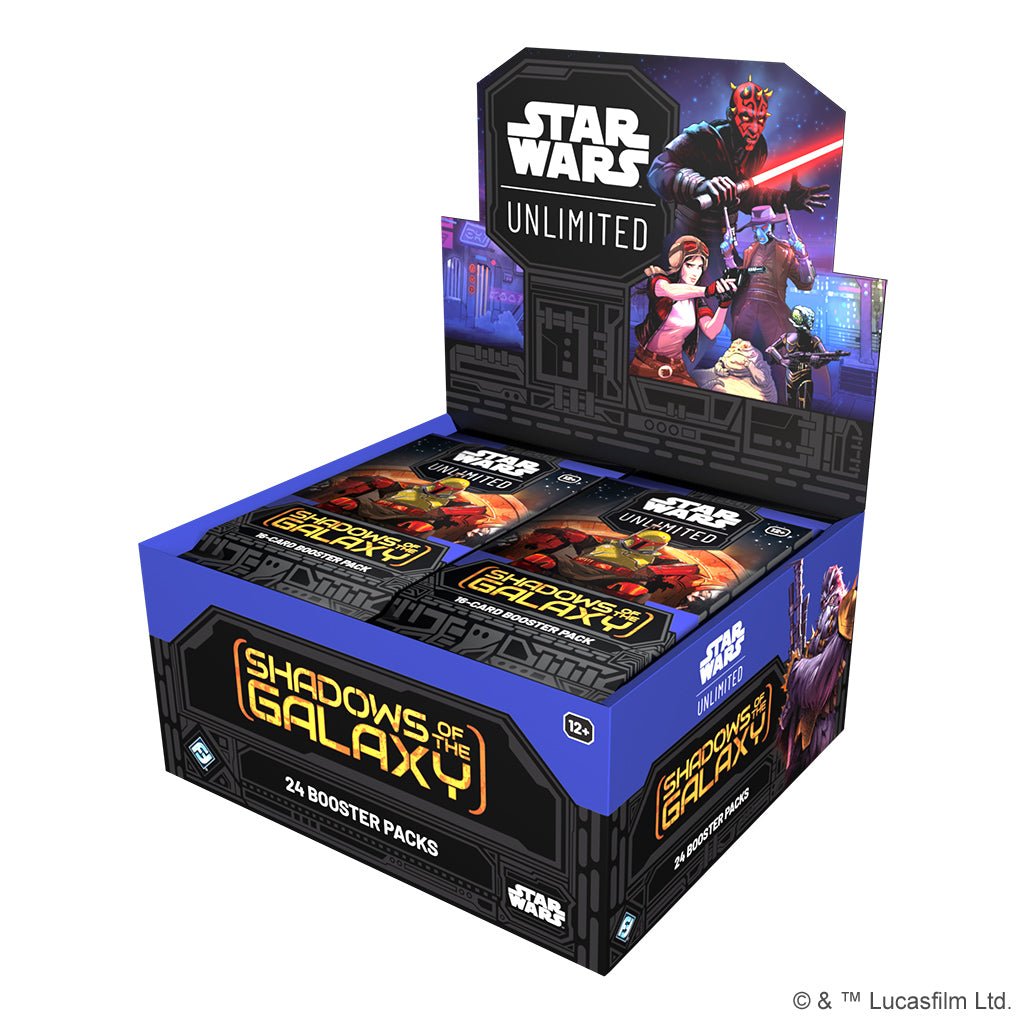 Star Wars Unlimited Shadows of the Galaxy Booster Display Card Games The Compleat Strategist