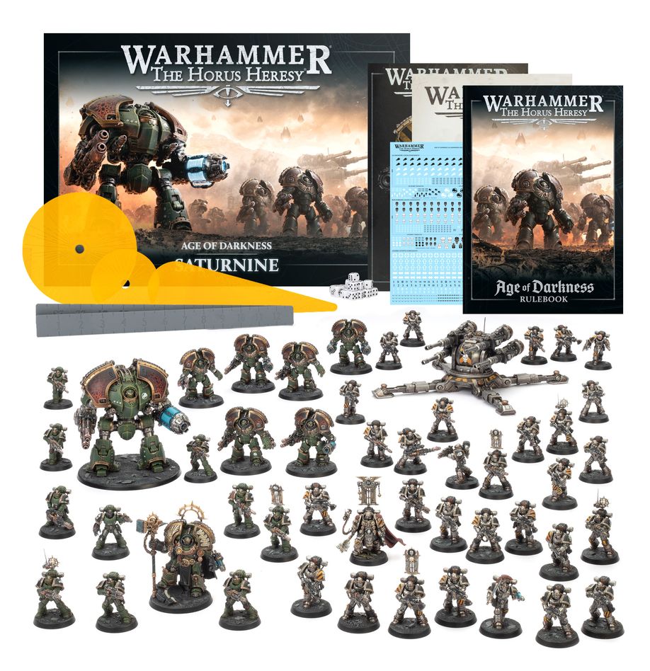 Warhammer Horus Heresy Age of Darkness Saturnine (Preorder) Collectible Miniatures Game The Compleat Strategist