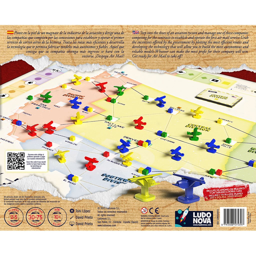 Air Mail Board Game The Compleat Strategist