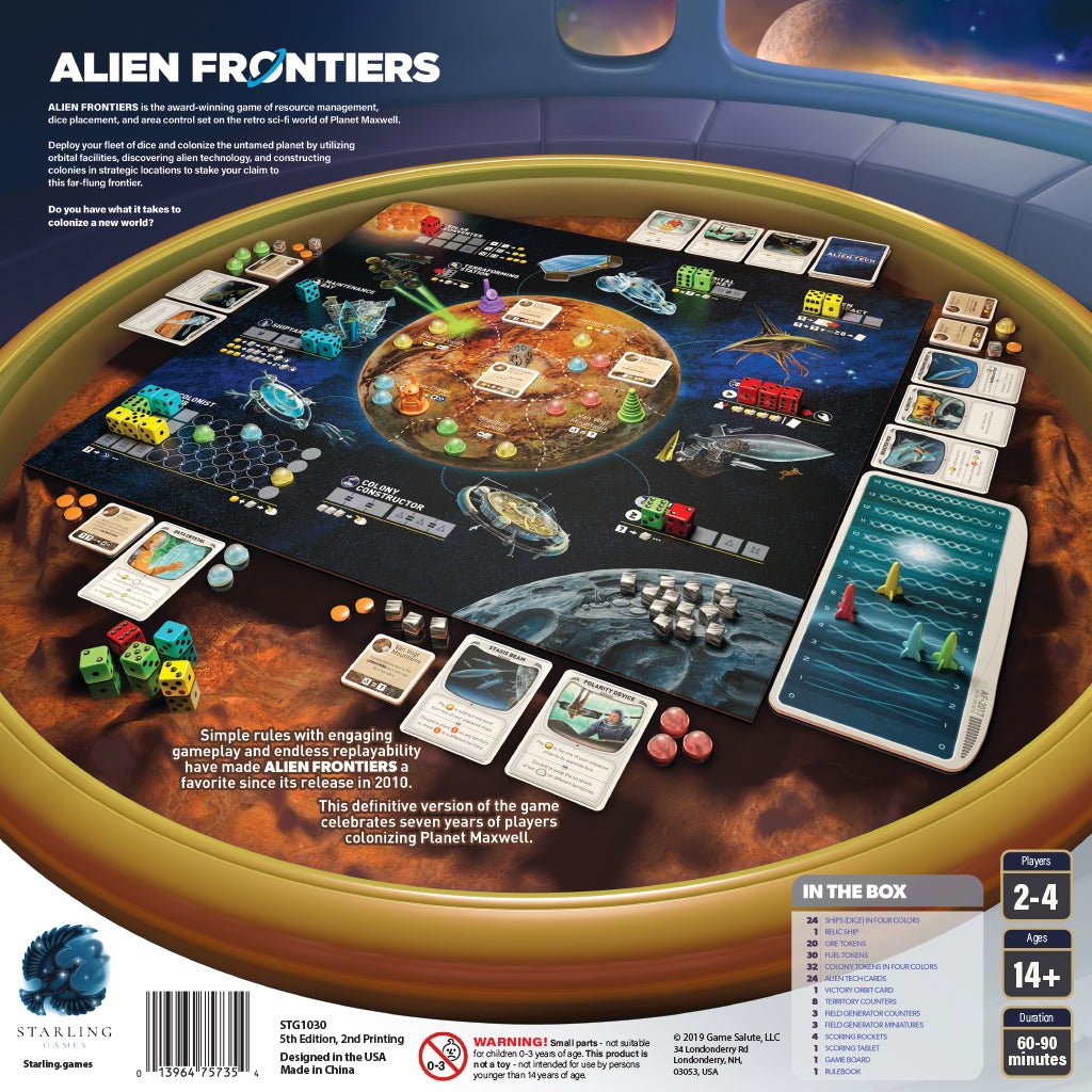Alien Frontiers Fifth Edition - The Compleat Strategist