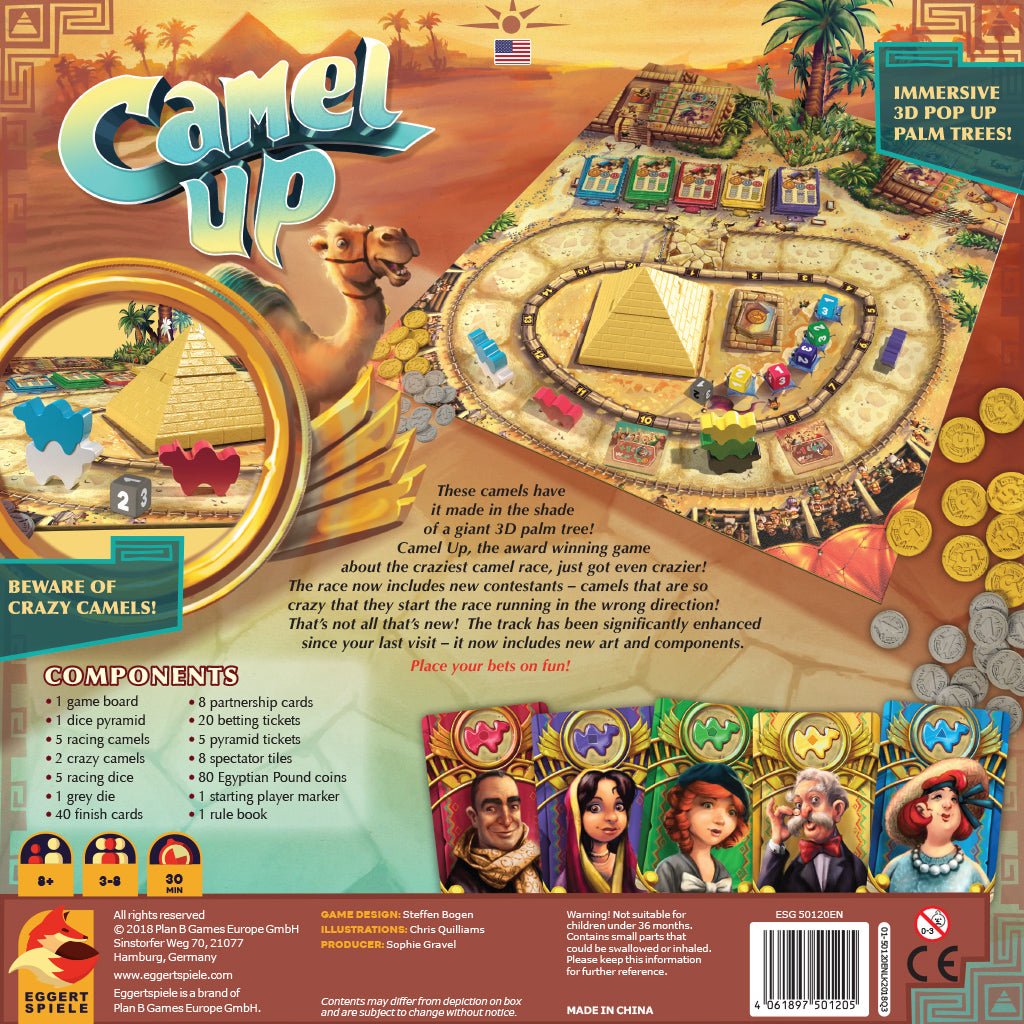 Camel Up 2.0 Board Games The Compleat Strategist