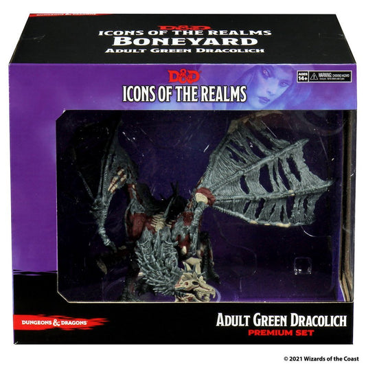 D&D Icons of the Realms Green Dracolich from NECA at The Compleat Strategist