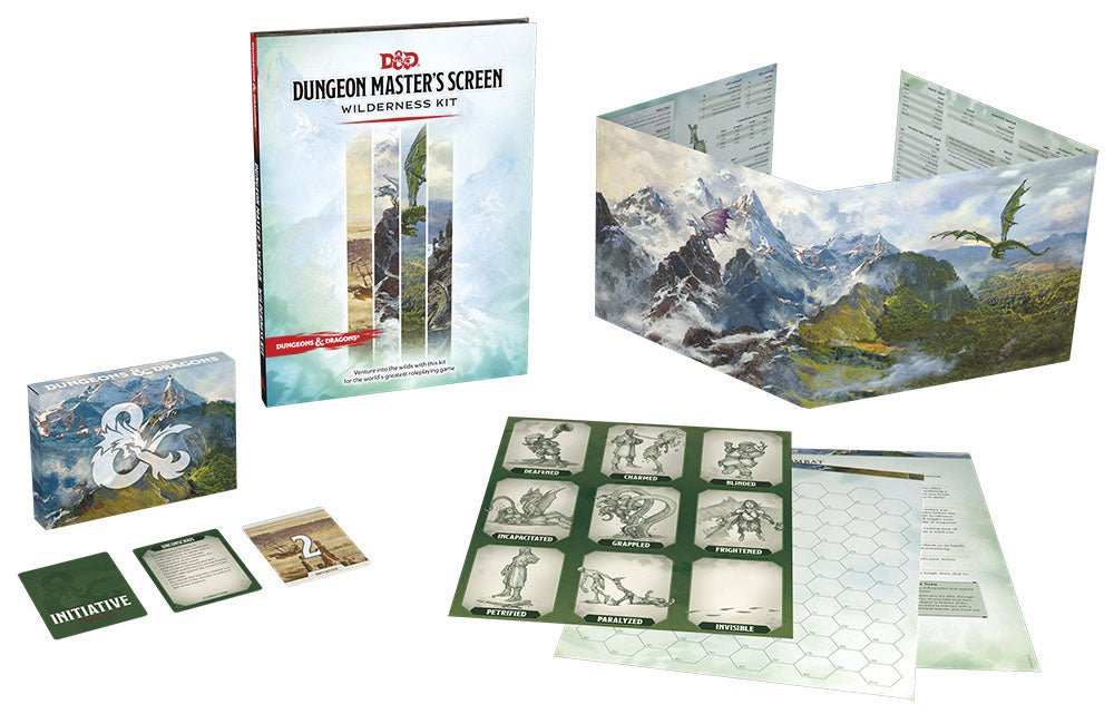 Dungeons and Dragons RPG: Dungeon Master's Screen Wilderness Kit - The Compleat Strategist
