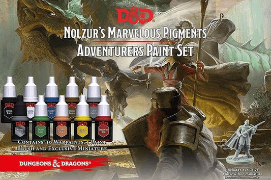 Dungeons & Dragons Nolzur's Marvelous Pigments: Adventurers Paint Set from Army Painter at The Compleat Strategist