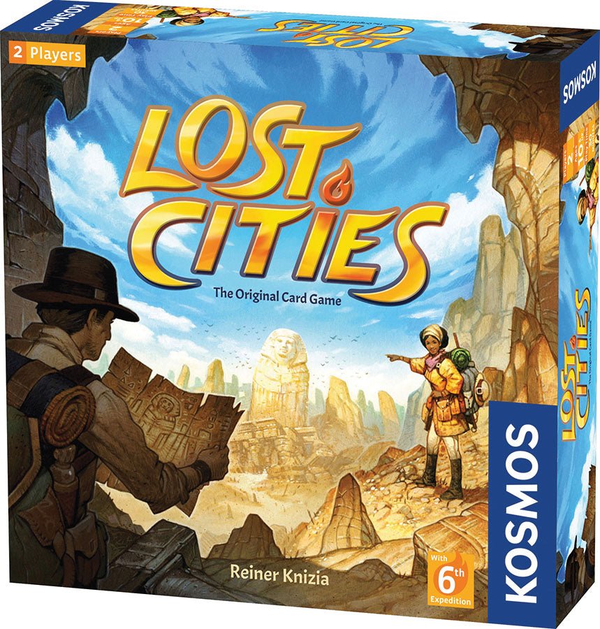 Lost Cities - Card Game - With 6th Expedition Card Game The Compleat Strategist