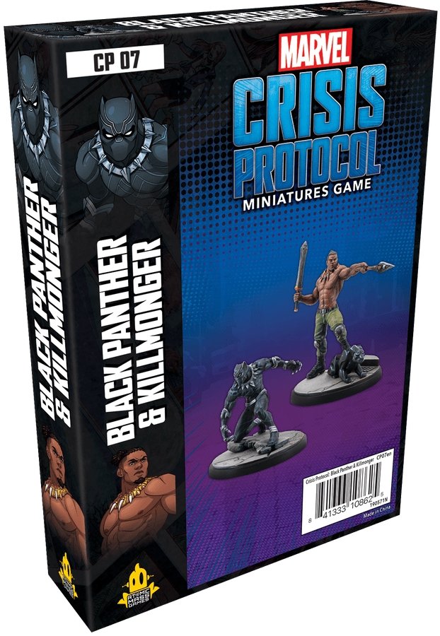 Marvel Crisis Protocol Black Panther and Kilmonger Collectible Miniatures Games The Compleat Strategist
