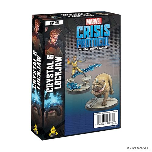 Marvel Crisis Protocol Crystal and Lockjaw Character Pack - The Compleat Strategist