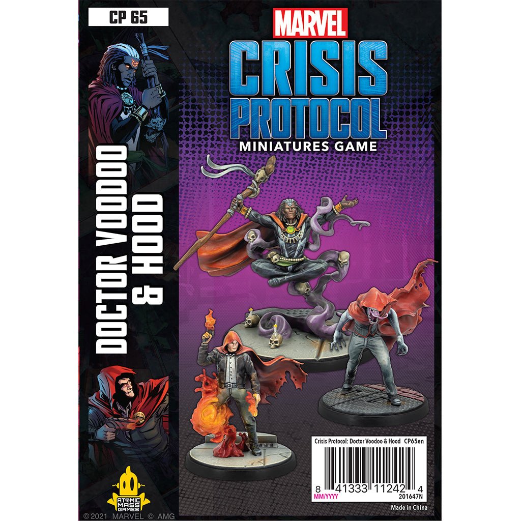 Marvel: Crisis Protocol Doctor Voodoo & Hood Character Pack Collectible Miniatures Games The Compleat Strategist