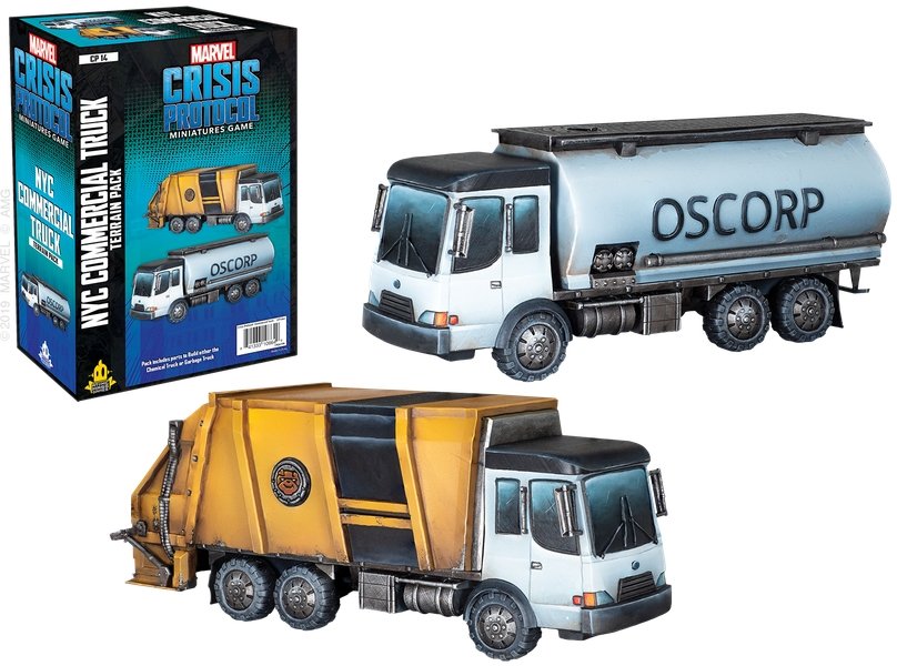 Marvel Crisis Protocol NYC Commercial Truck Collectible Miniatures Games The Compleat Strategist