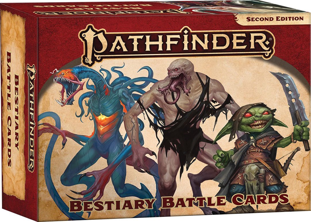 Pathfinder RPG: Bestiary Battle Cards (P2) Role Playing Games The Compleat Strategist