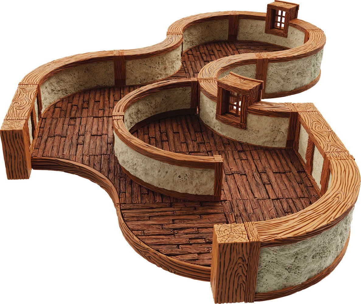 WarLock Tiles: Town & Village III - Curves - The Compleat Strategist
