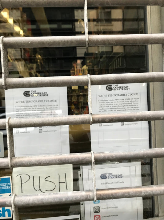 Temporarily Closed - The Compleat Strategist