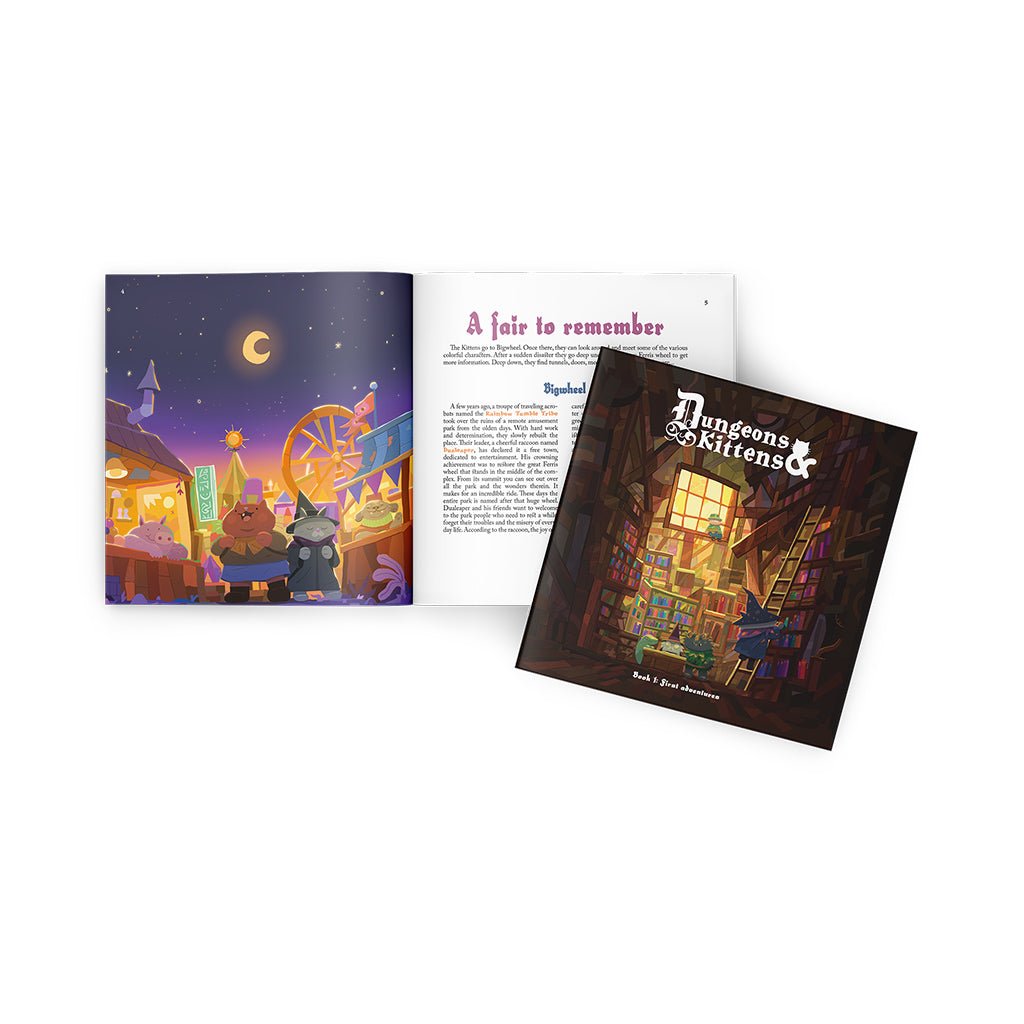 Dungeons and Kittens RPG Starter Set (Preorder) Tabletop Role Playing Games The Compleat Strategist