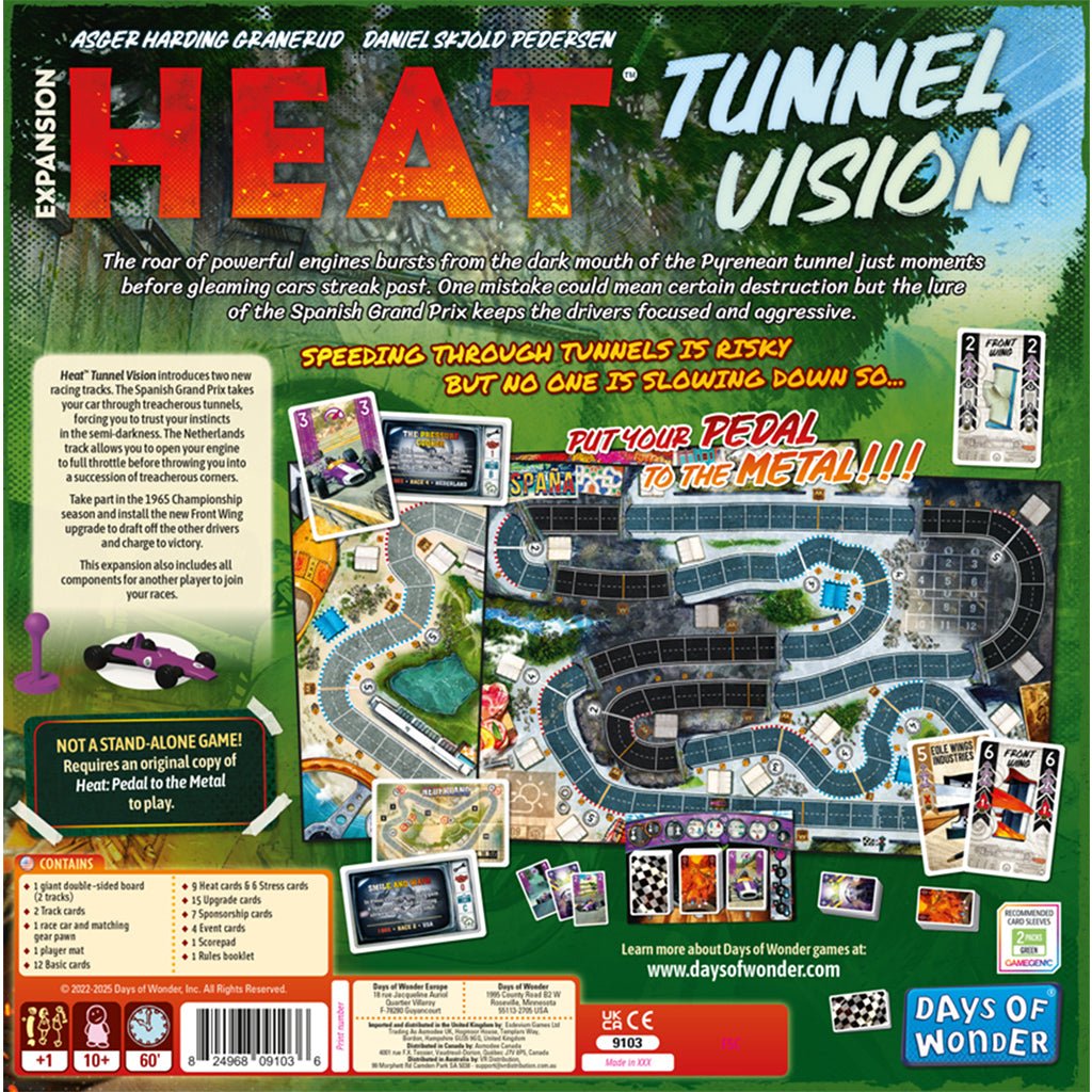 Heat: Tunnel Vision (Preorder) Board Games The Compleat Strategist