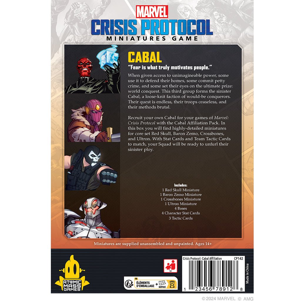 Marvel: Crisis Protocol – Cabal Affiliation Pack Collectible Miniatures Game The Compleat Strategist