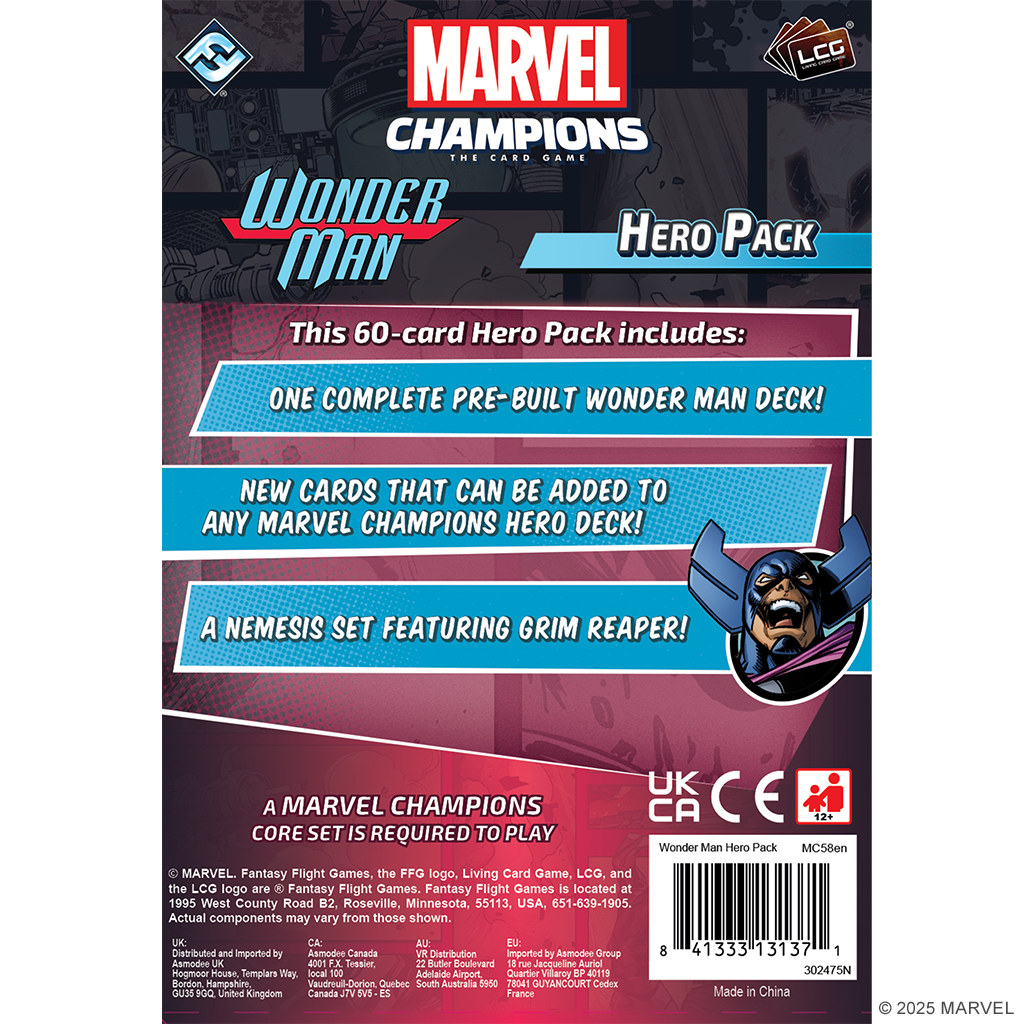 Marvel Champions: The Card Game - Wonder Man Hero Pack (Preorder)
