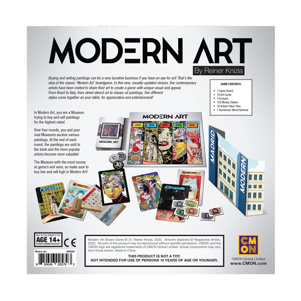 Modern Art Board Game The Compleat Strategist