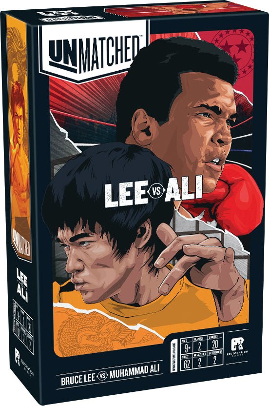 Unmatched: Muhammad Ali vs. Bruce Lee Board Games The Compleat Strategist