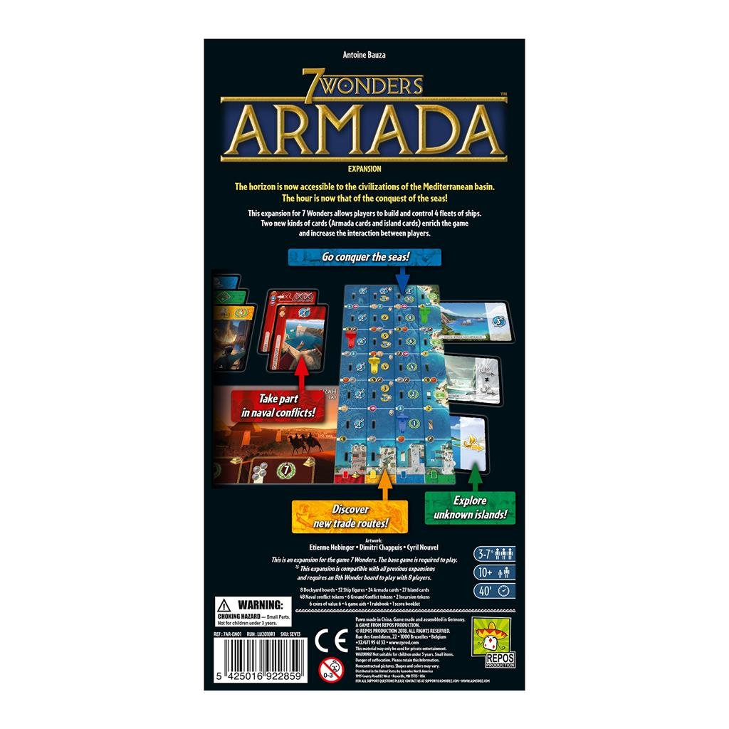 7 Wonders Armada Expansion from Repos at The Compleat Strategist