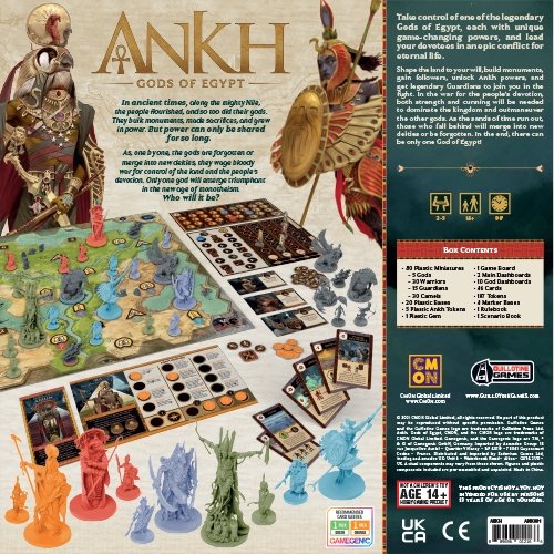 Ankh: Gods of Egypt Board Games The Compleat Strategist