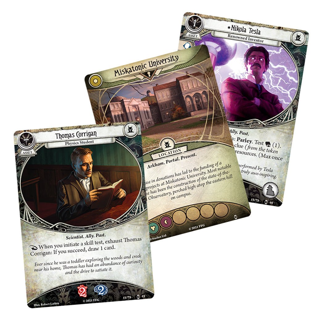 Arkham Horror TCG: Machinations Through Time Scenario Pack from Fantasy Flight Games at The Compleat Strategist