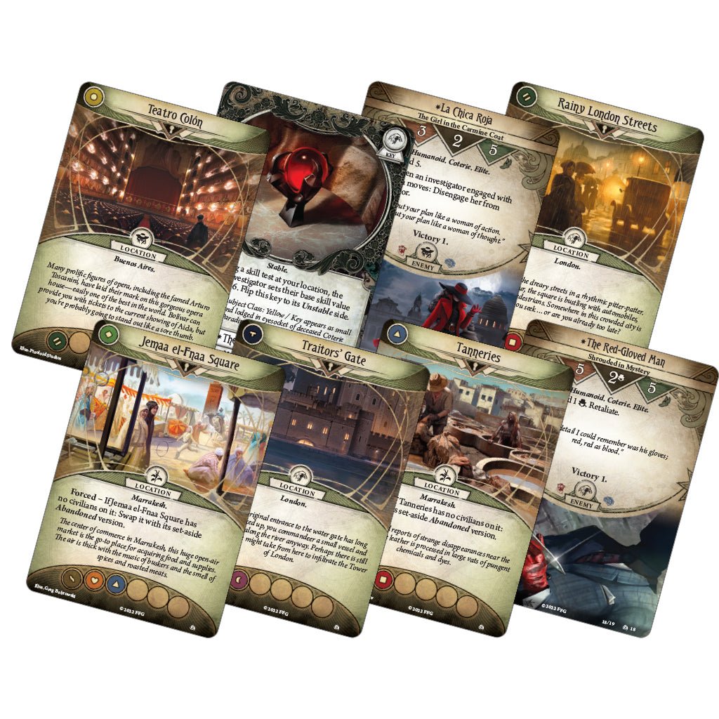 Arkham Horror: The Card Game - The Scarlet Keys Campaign Expansion - The Compleat Strategist