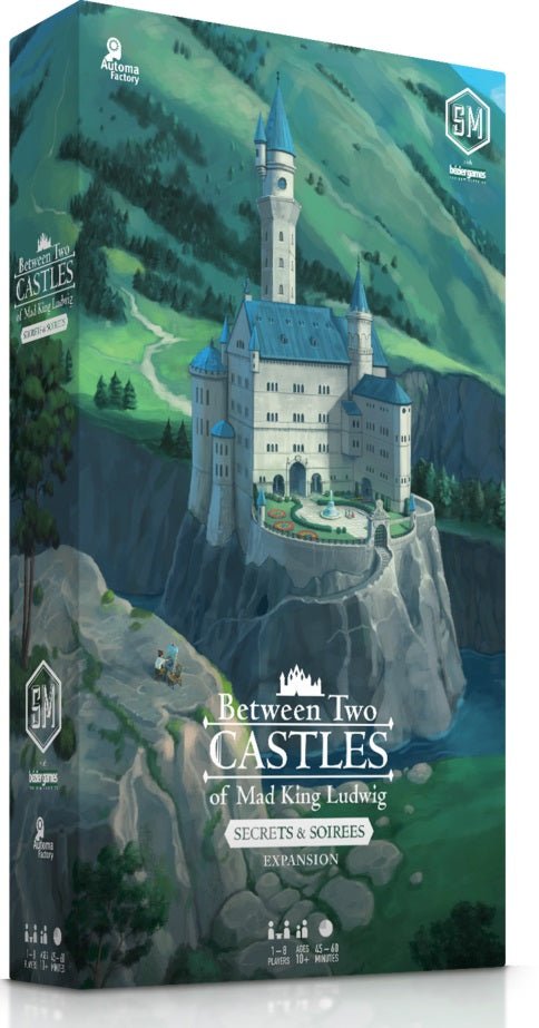 Between Two Castles of Mad King Ludwig: Secrets & Soirees Expansion from GREATER THAN GAMES LLC at The Compleat Strategist
