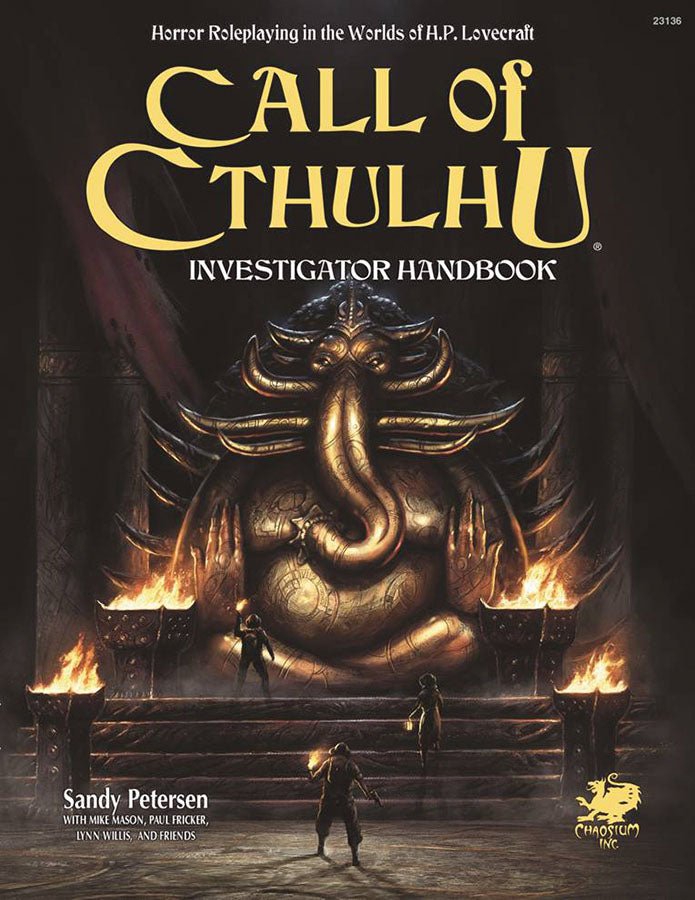 Call of Cthulhu: 7th Edition Investigator Handbook from CHAOSIUM,INC at The Compleat Strategist