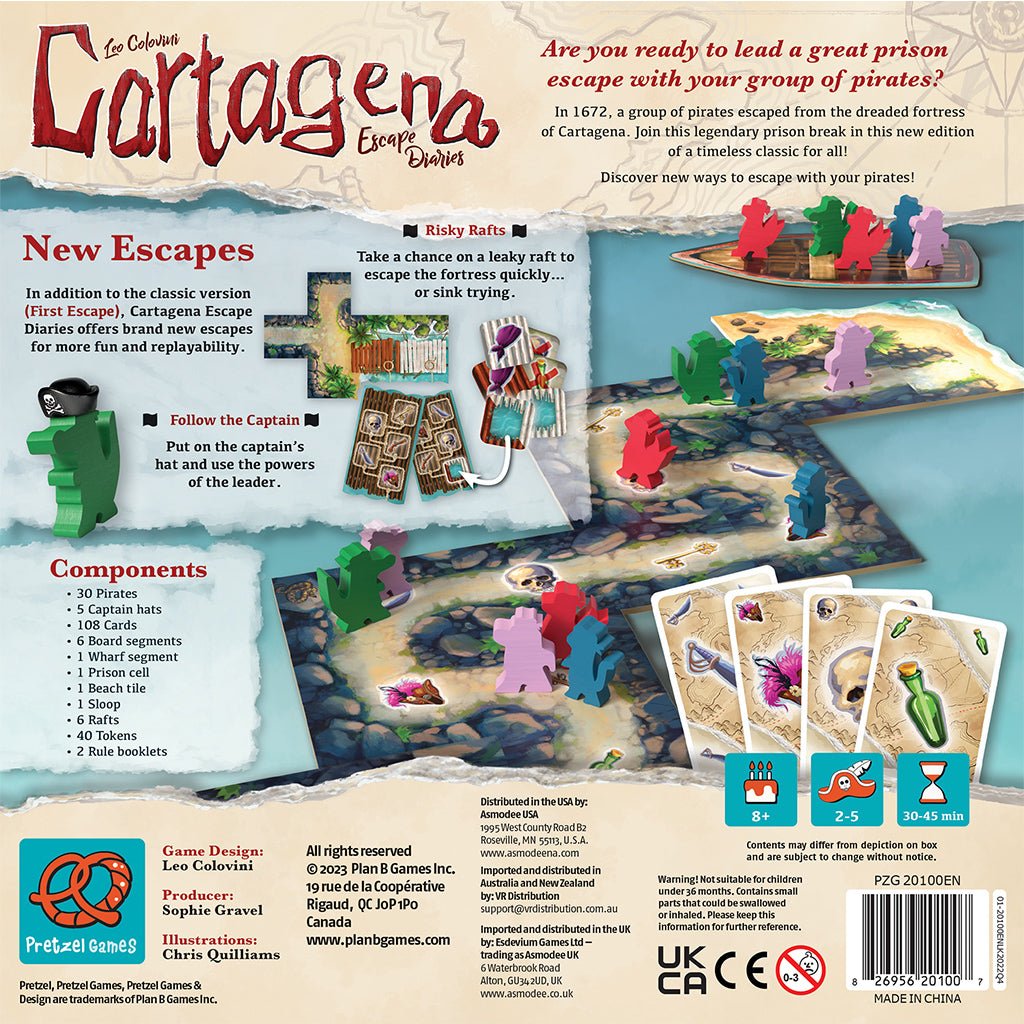Cartagena Escape Diaries Board Games The Compleat Strategist