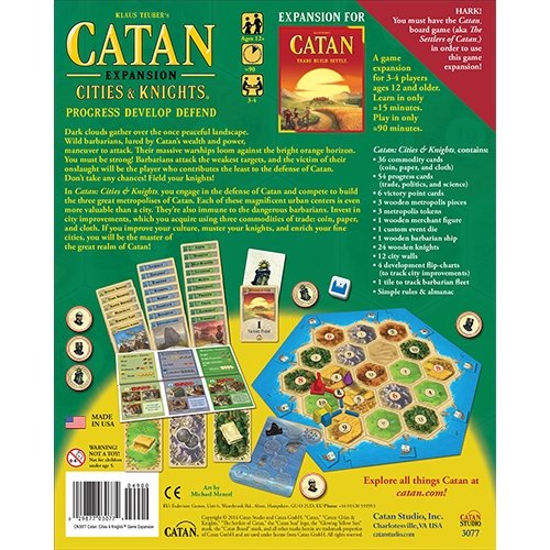 Catan: Cities & Knights Game Expansion from Catan Studio at The Compleat Strategist