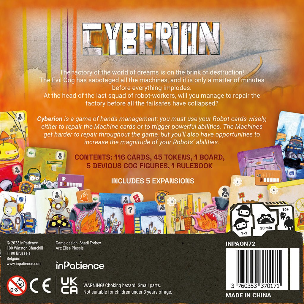 Cyberion (Preorder) from Inpatience at The Compleat Strategist