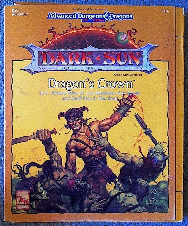 Dark Sun: Dragon's Crown Vintage The Compleat Strategist