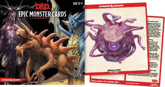 Dungeons and Dragons RPG: Epic Monster Cards (77 oversized cards) from BATTLEFRONT MINIATURES INC at The Compleat Strategist