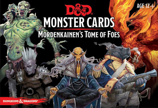 Dungeons and Dragons RPG: Monster Cards - Mordenkainen's Tome of Foes (109 cards) from BATTLEFRONT MINIATURES INC at The Compleat Strategist