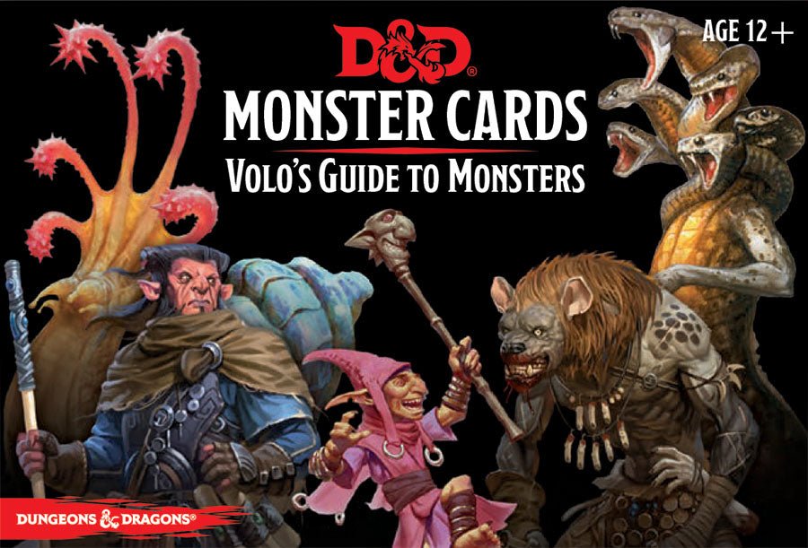 Dungeons and Dragons RPG: Monster Cards - Volo's Guide to Monsters (81 cards) - The Compleat Strategist