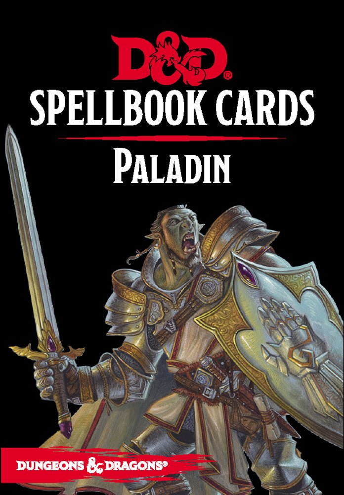 Dungeons and Dragons RPG: Spellbook Cards - Paladin Deck (69 cards) from BATTLEFRONT MINIATURES INC at The Compleat Strategist