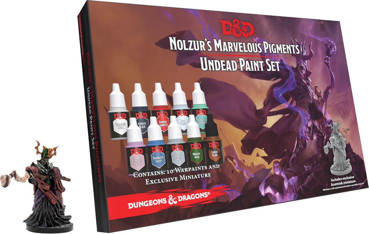 Dungeons & Dragons Nolzur's Marvelous Pigments: Undead Paint Set - The Compleat Strategist
