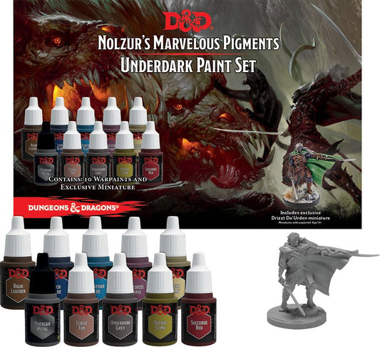 Dungeons & Dragons Nolzur's Marvelous Pigments: Underdark Paint Expansion Set from The Army Painter at The Compleat Strategist
