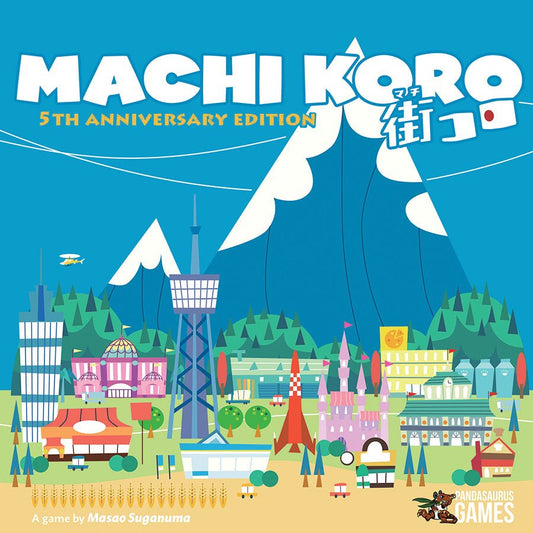 Machi Koro: 5th Anniversary Edition from PANDASAURUS LLC at The Compleat Strategist