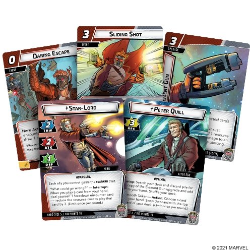Marvel Champions: Star-Lord Hero Pack from Fantasy Flight Games at The Compleat Strategist