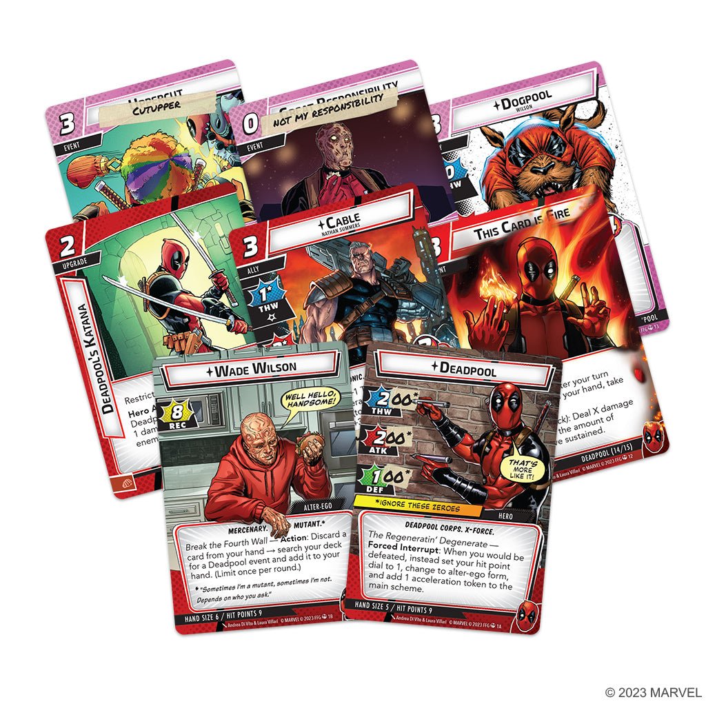 Marvel Champions: The Card Game - Deadpool Expanded Hero Pack (Preorder) from Fantasy Flight Games at The Compleat Strategist